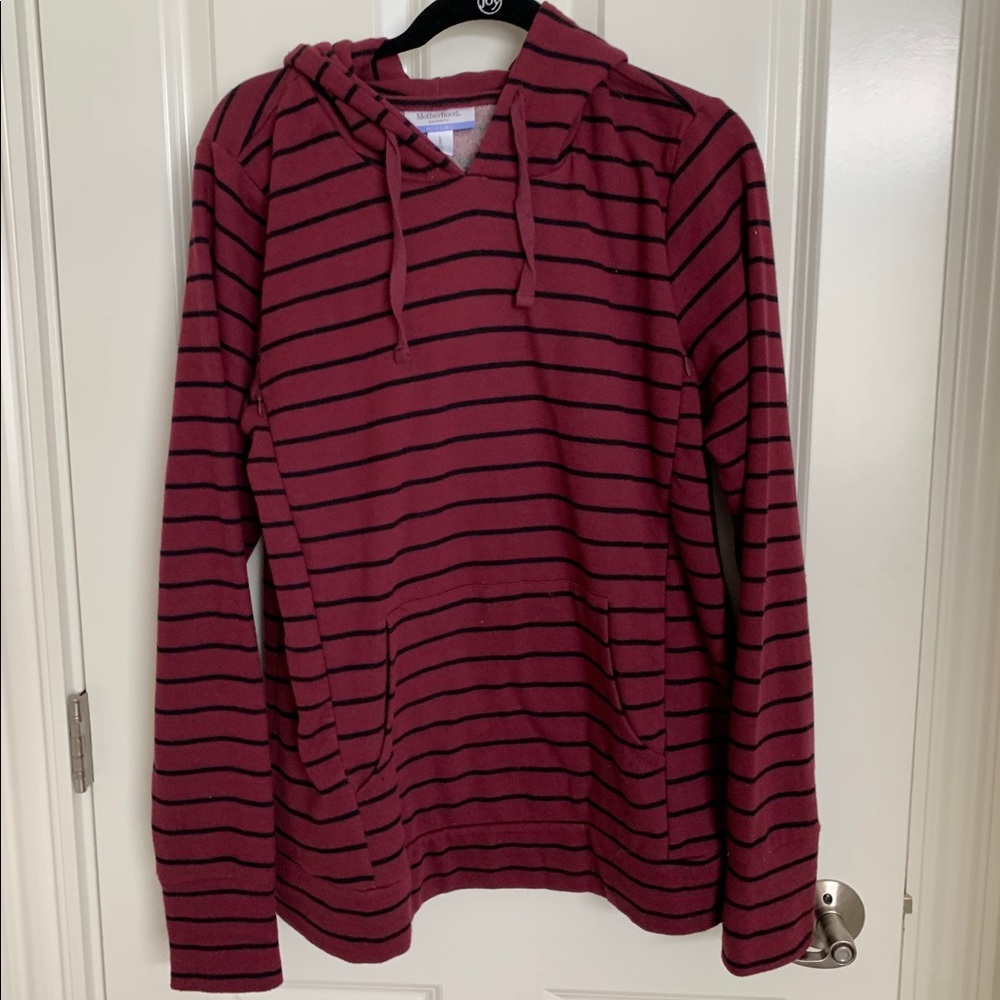 Motherhood Maternity Nursing Hoodie. NWOT, L